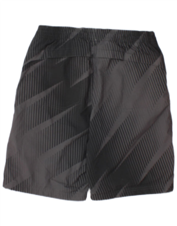Nike Pantalones cortos deportivos para hombre UK 26/28 Small Gris Geométrico Poliéster