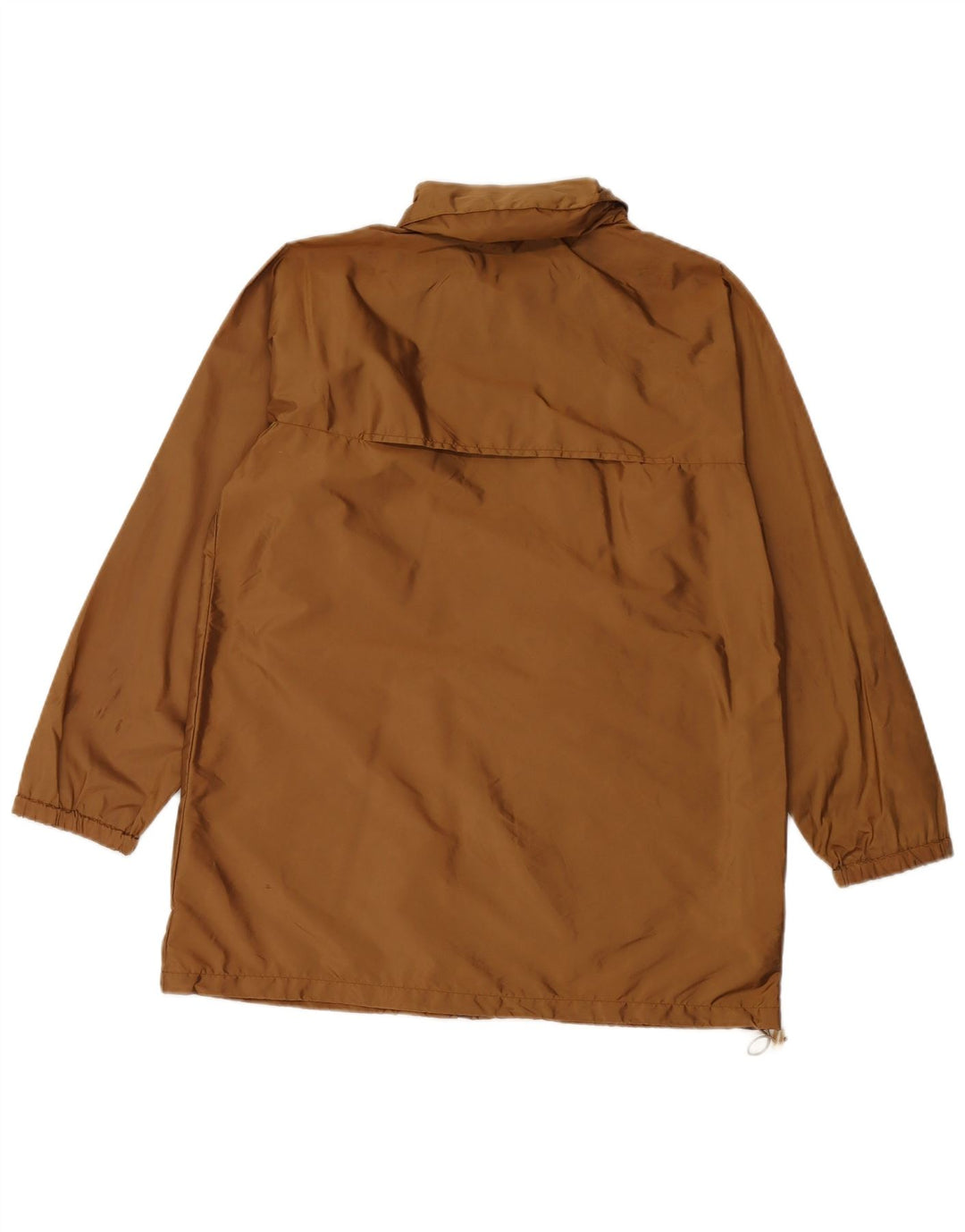 MAX MARA Chaqueta impermeable extragrande con capucha de fin de semana para mujer UK 8 Small Brown