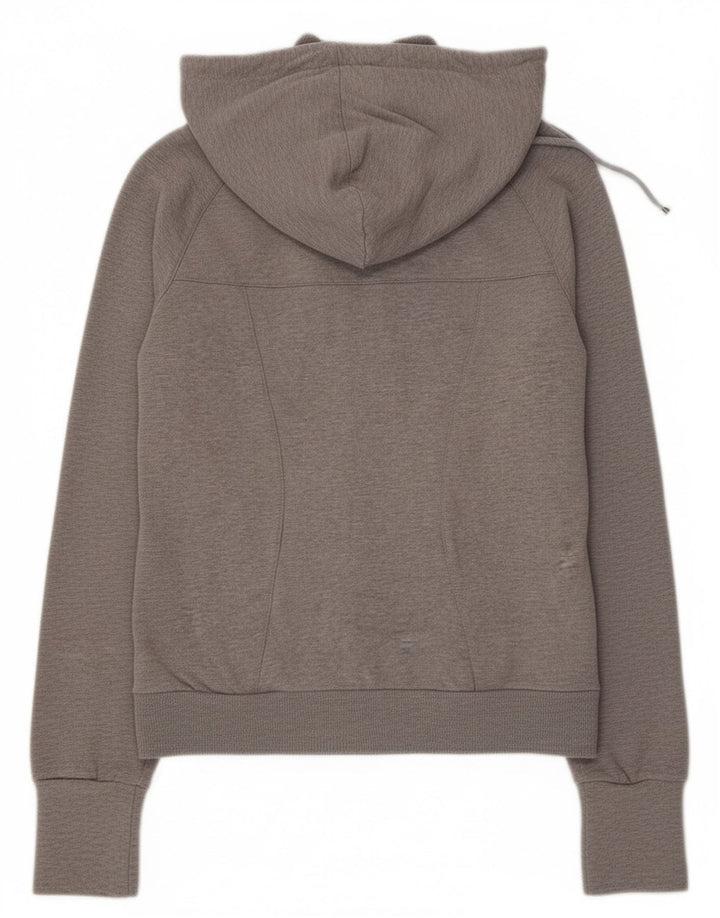 Puma - Sudadera con capucha y cremallera para mujer, talla 40, color gris medio