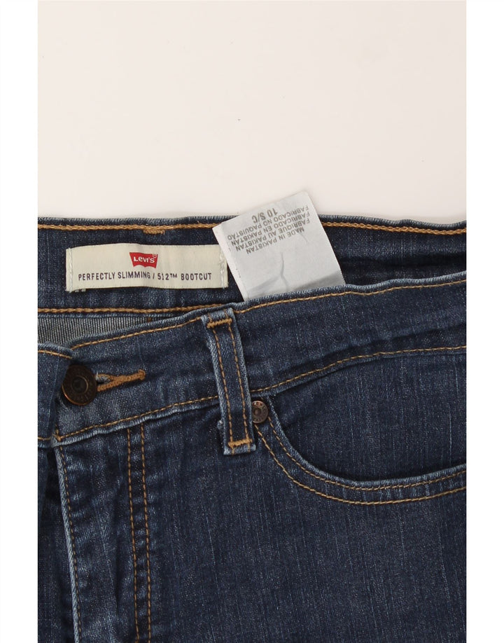 LEVI'S Womens 512 Bootcut Jeans US 10 Large W32 L30 Blue Vintage Levi's and Second-Hand Levi's from Messina Hembry 