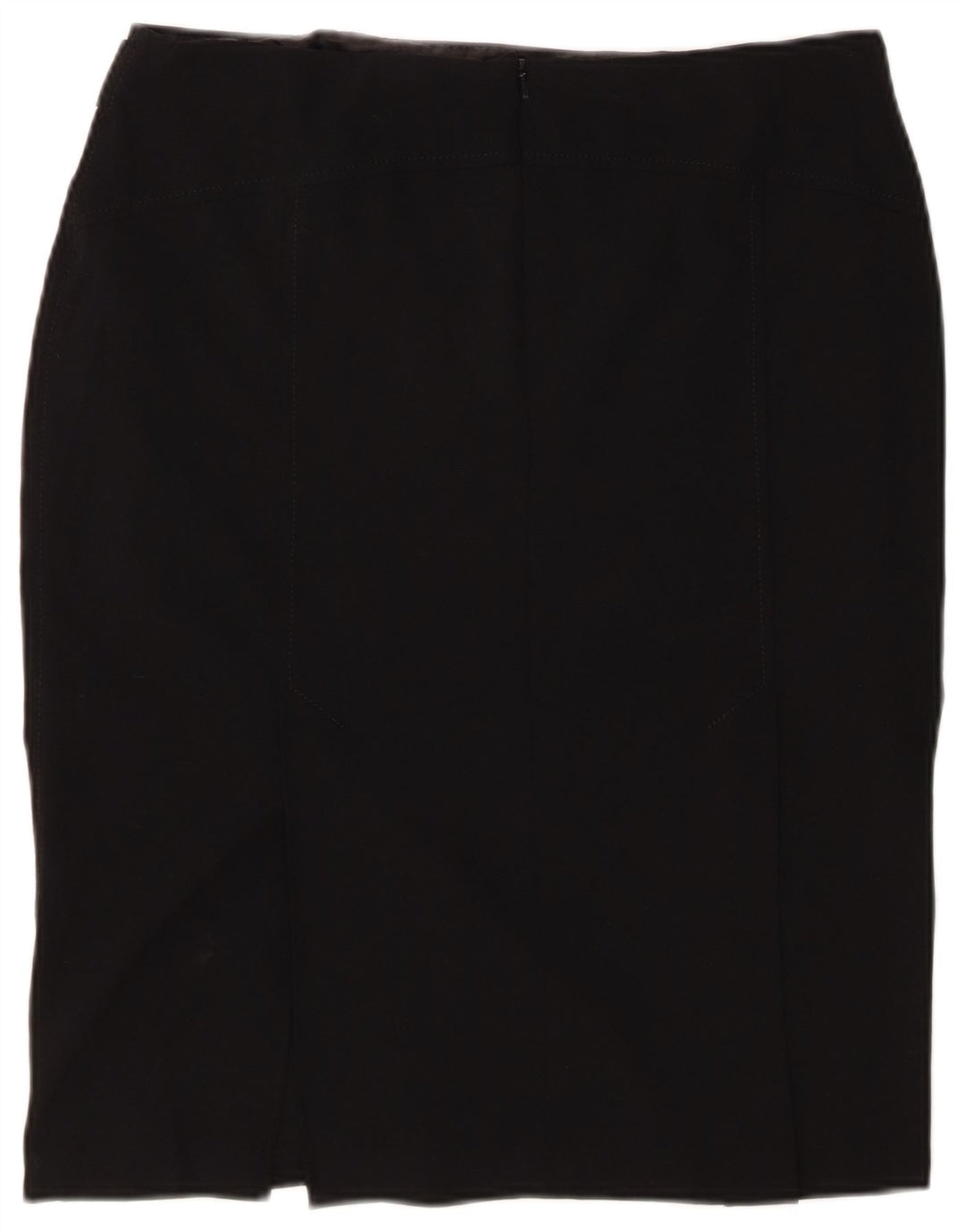 MARKS & SPENCER Womens Pencil Skirt UK 16 Large W34 Black Polyester