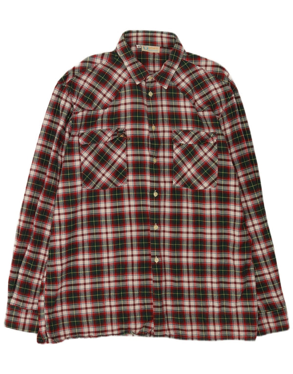 Camisa de franela para hombre Univers Talla 45 XL Multicolor