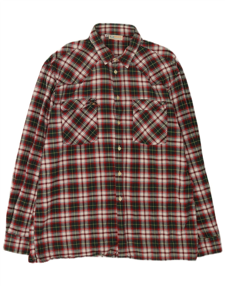 Camisa de franela para hombre Univers Talla 45 XL Multicolor