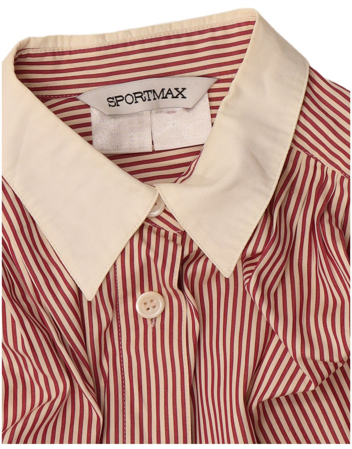 Sportmax Camisa extragrande para mujer Reino Unido 40 Mediano Rojo Floral