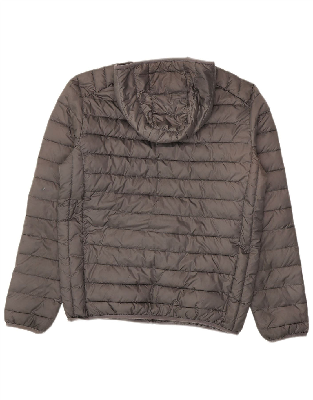 Chaqueta acolchada con capucha para hombre Ellesse UK 40 Poliéster gris grande
