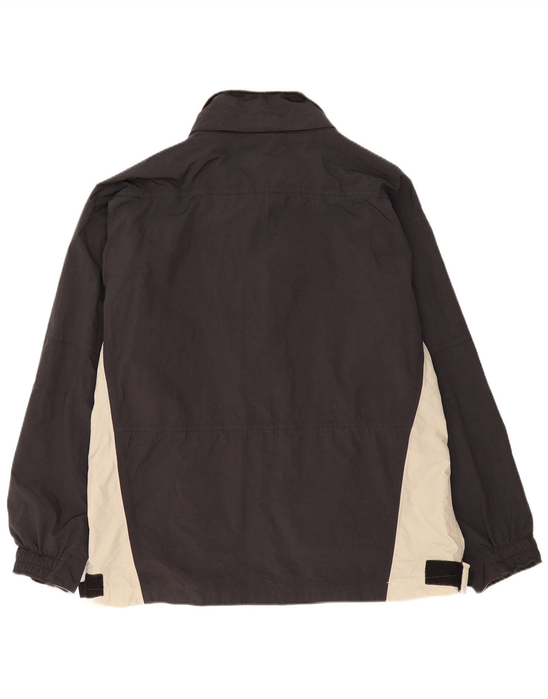 KAPPA Chaqueta cortavientos para hombre UK 40 Large Poliamida negra con bloques de color