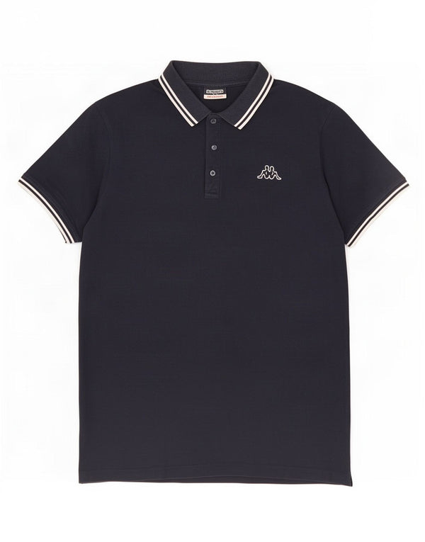Kappa Mens Polo Shirt 2XL Navy Blue Cotton