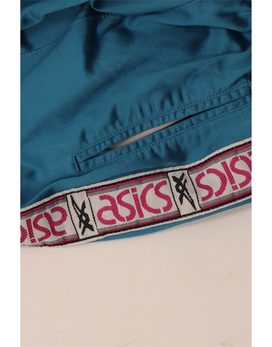 Asics Hombre Pantalones De Chándal Gráfico Grande Azul