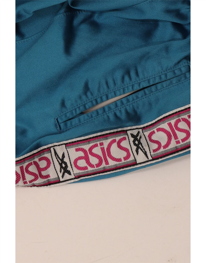 Asics Hombre Pantalones De Chándal Gráfico Grande Azul