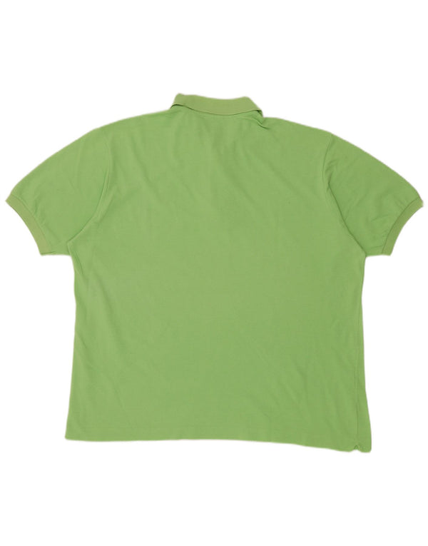 Polo Lacoste para hombre talla 7 2XL algodón verde