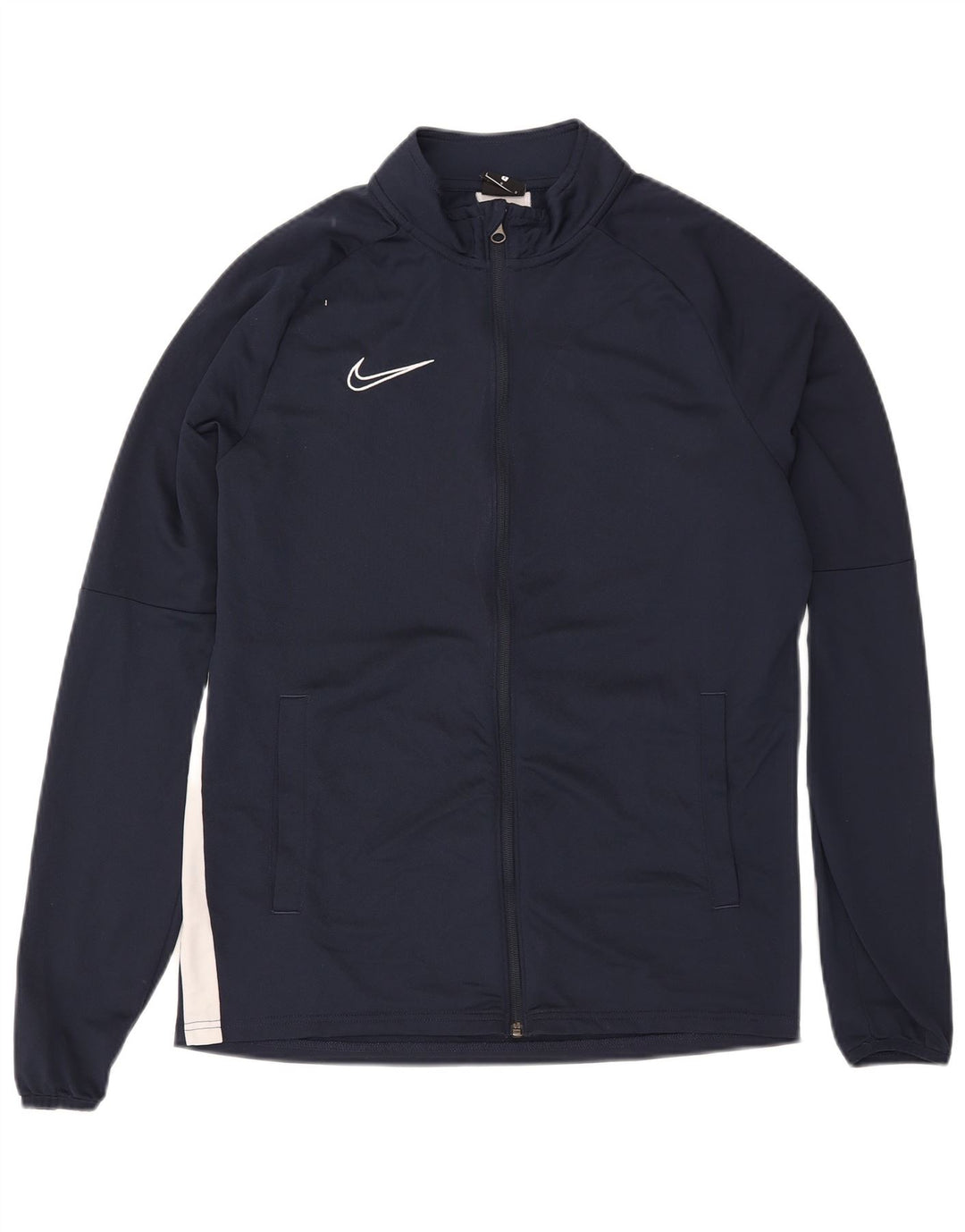 Nike Hombre Dri Fit Chándal Top Chaqueta Grande Azul Marino Colorblock