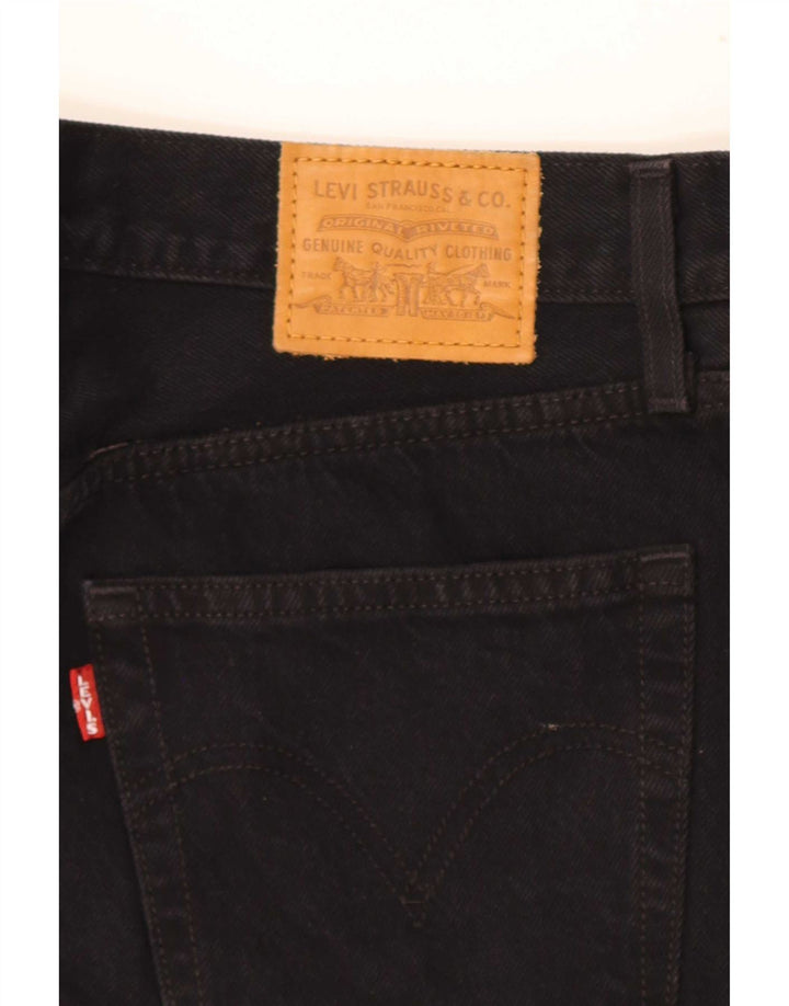 Falda Vaquera Levi's Mujer W28 Mediana Negro Algodón