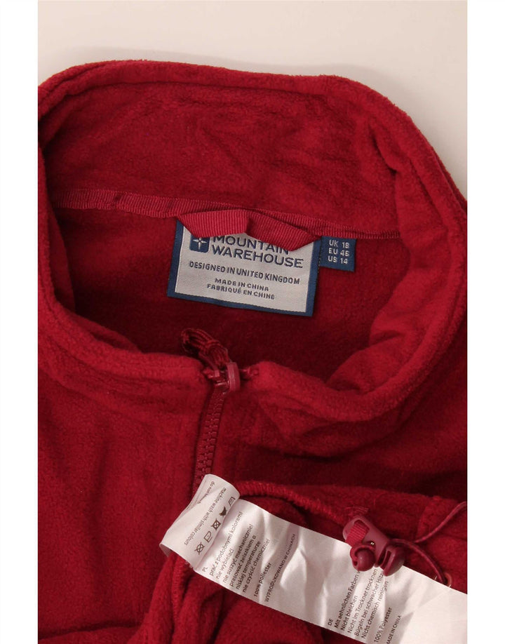Mountain Warehouse Chaqueta polar con forro para mujer UK 40 XL Poliéster burdeos