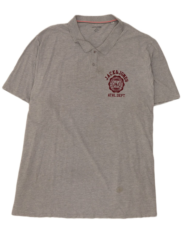 Polo Jack & Jones Hombre 6XL Algodón Gris