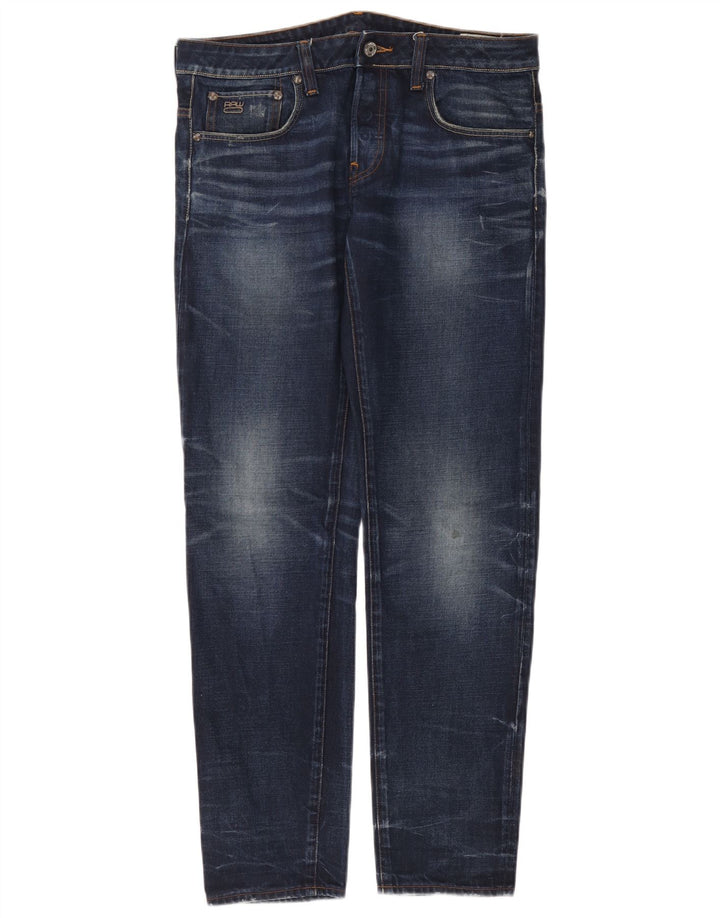 Vaqueros ajustados para hombre G-Star W32 L32 Algodón azul marino