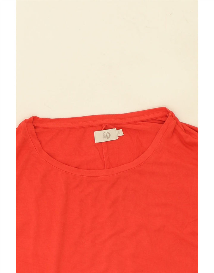DACK'S Womens Blouse Top UK 10 Small Red Viscose | Vintage Dack's | Thrift | Second-Hand Dack's | Used Clothing | Messina Hembry 