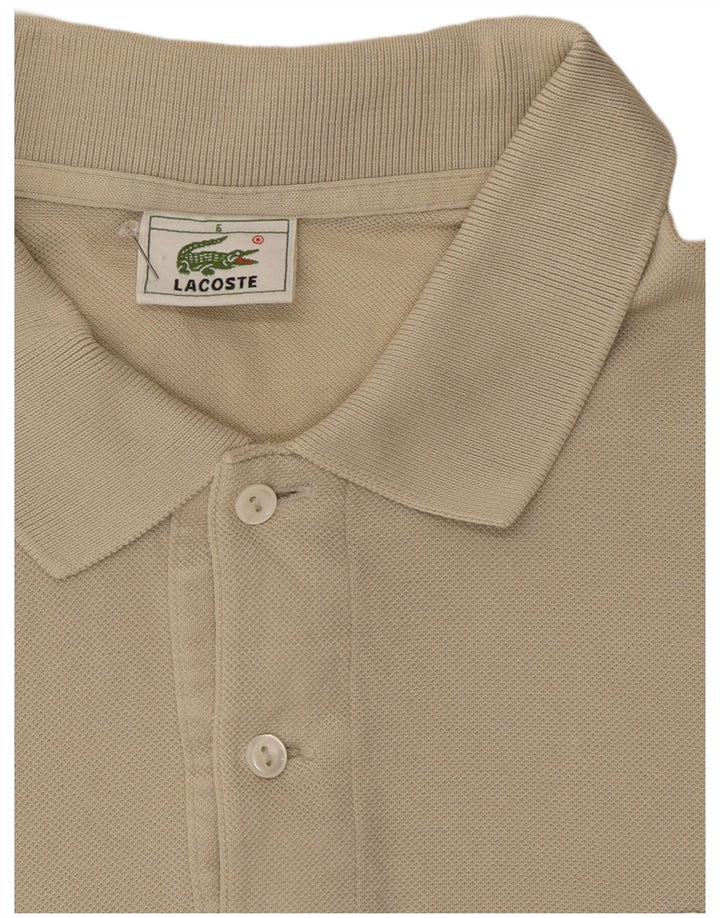 Polo Lacoste Hombre Talla 6 XL Beige