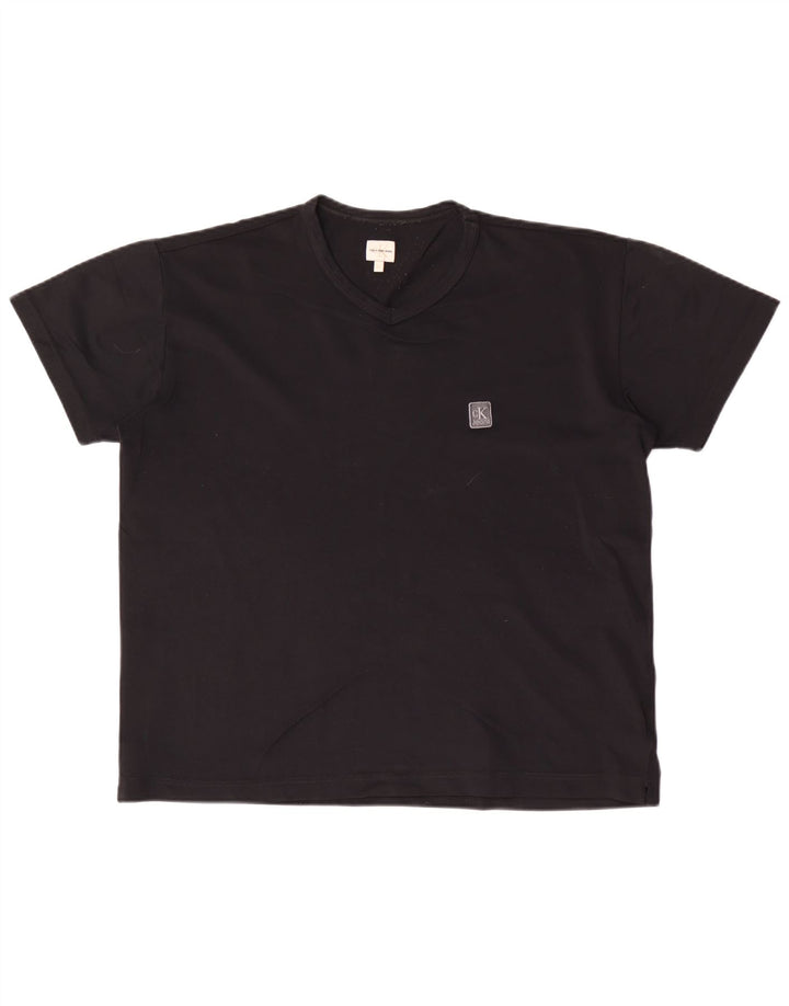 Calvin Klein Jeans Camiseta Hombre Top XL Poliamida Negro