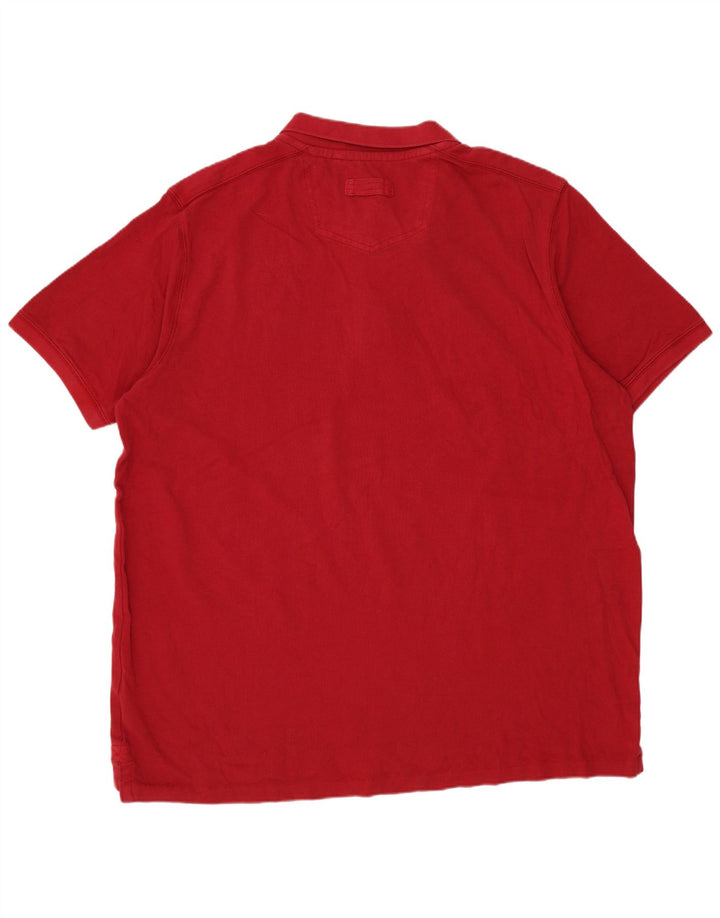 Polo para hombre Fat Face 2XL Algodón rojo