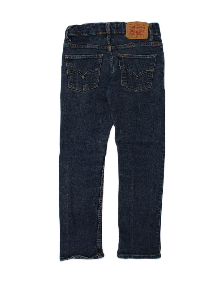 LEVI'S Girls 511 Slim Jeans 7-8 Years W24 L22  Black Cotton | Vintage Levi's | Thrift | Second-Hand Levi's | Used Clothing | Messina Hembry 