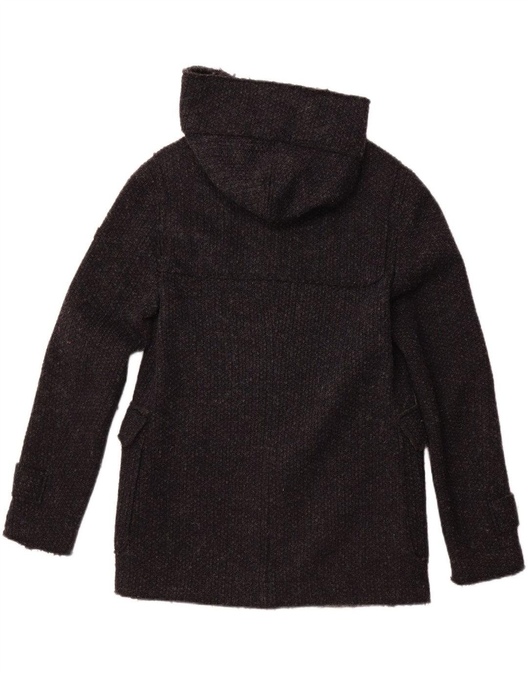 Abrigo con capucha para hombre GAS UK 36 Small Lana virgen azul marino