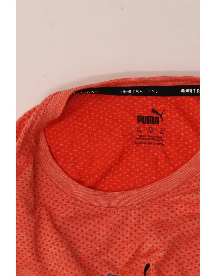 Camiseta Puma Hombre Top 2XL Rojo Moteado