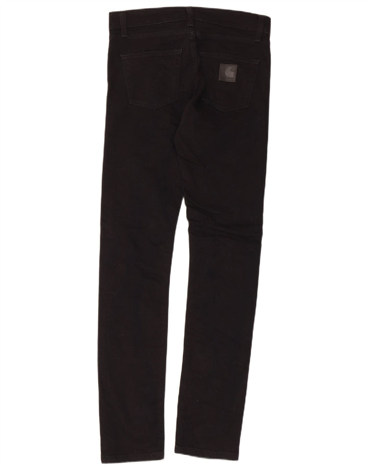 CARHARTT Vaqueros ajustados para mujer W28 L32 Algodón negro