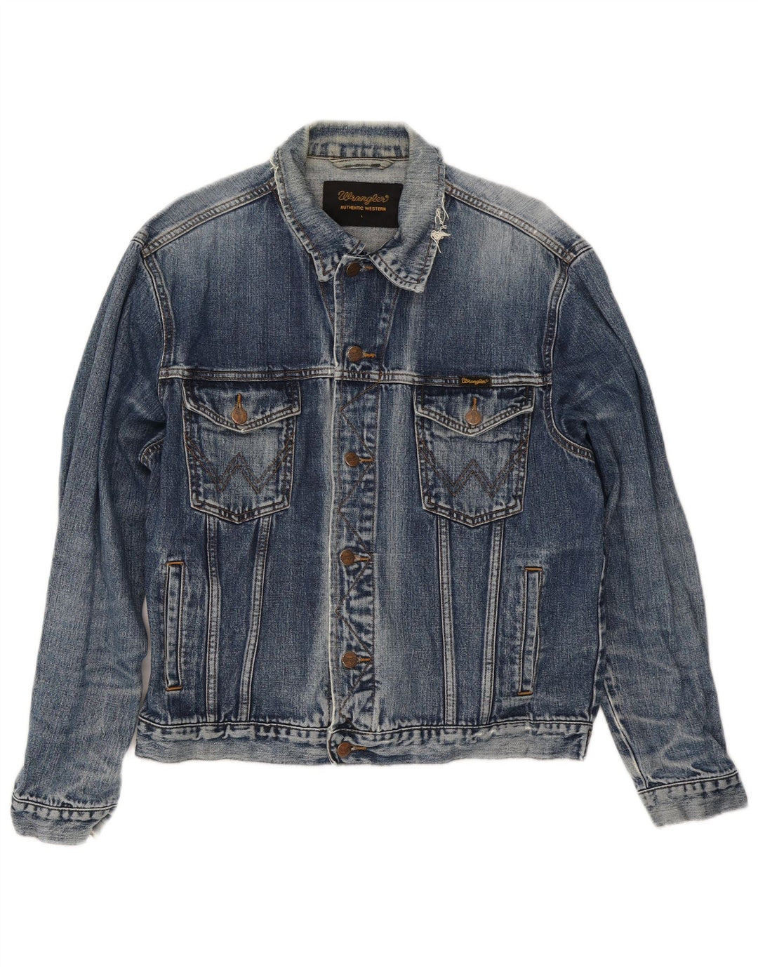 Wrangler Chaqueta vaquera para mujer UK 46 Grande Algodón azul
