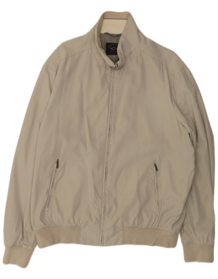 Paul & Shark Chaqueta Bomber para Hombre UK 42 XL Poliéster Gris