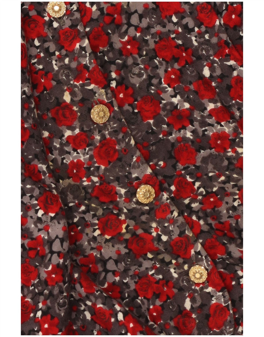 Premode Blusa camisera con lazo frontal para mujer UK 40 XL Rojo Floral