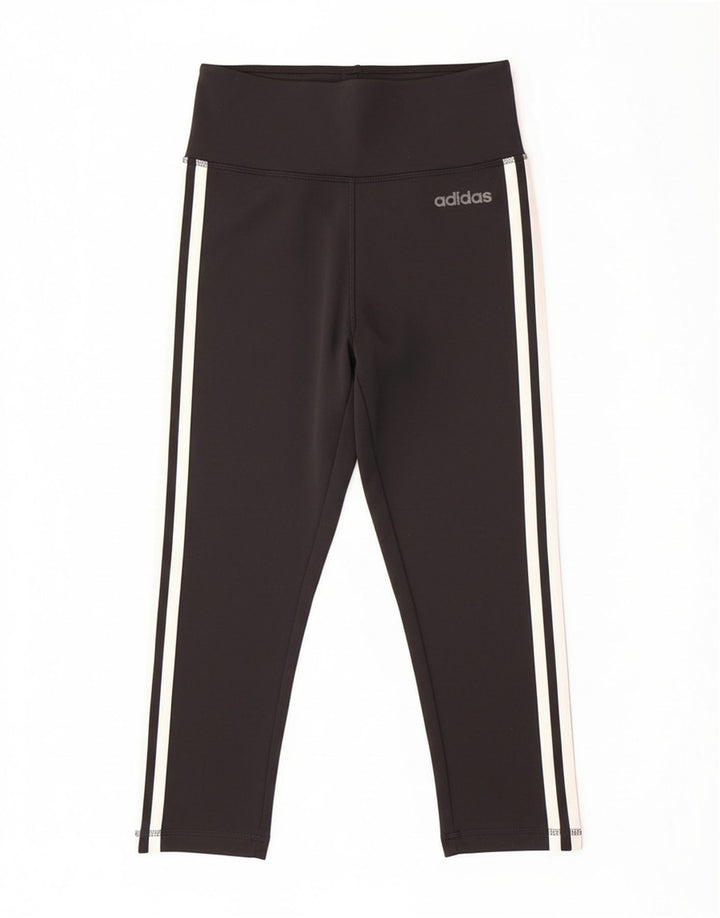ADIDAS Womens Climalite Leggings UK 4/6 XS  Black Polyester