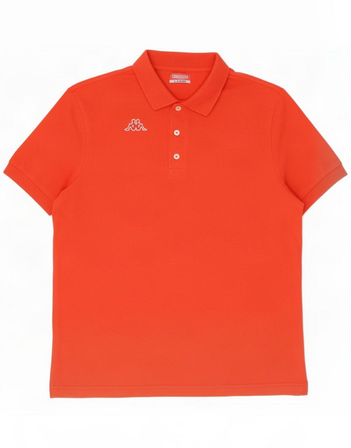 Kappa Polo para hombre grande rojo