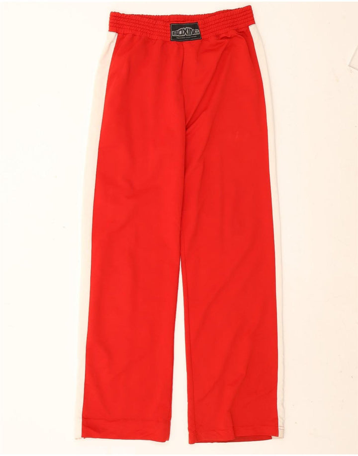 Zara Hombre Pantalones De Chándal Grande Rojo Color Block Poliéster