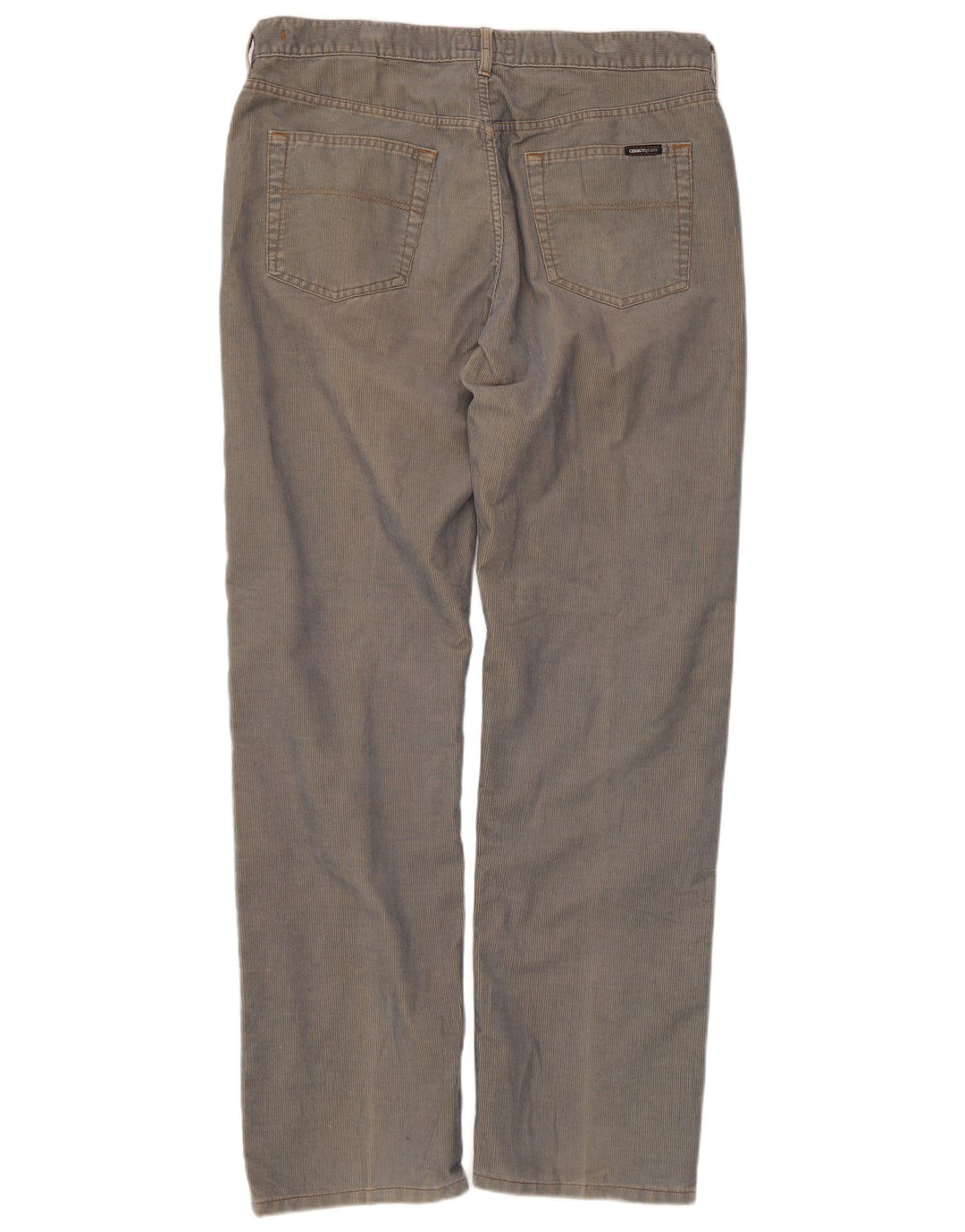 Cerruti Pantalón Recto De Pana Para Hombre W38 L34 Poliéster Azul