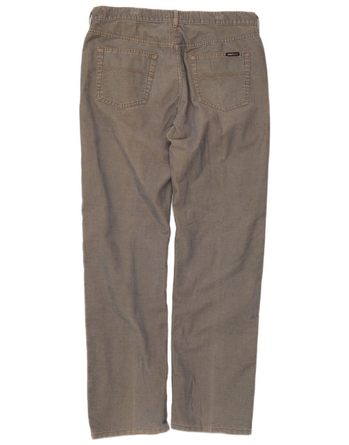 Cerruti Pantalón Recto De Pana Para Hombre W38 L34 Poliéster Azul