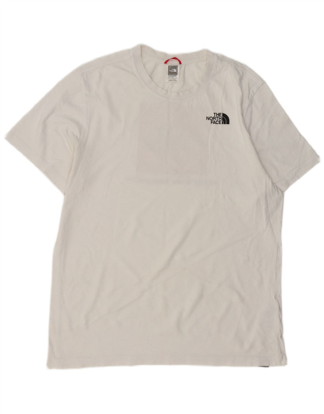 THE NORTH FACE Camiseta gráfica para hombre Top grande de algodón blanco