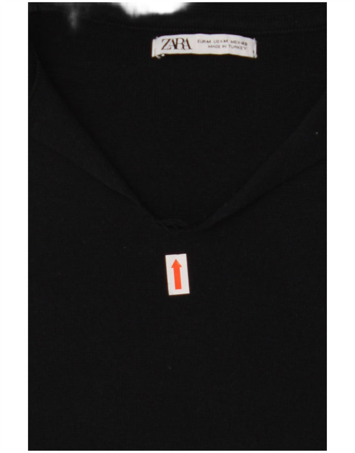 ZARA Hombre Polo Polo Azul Marino Mediano