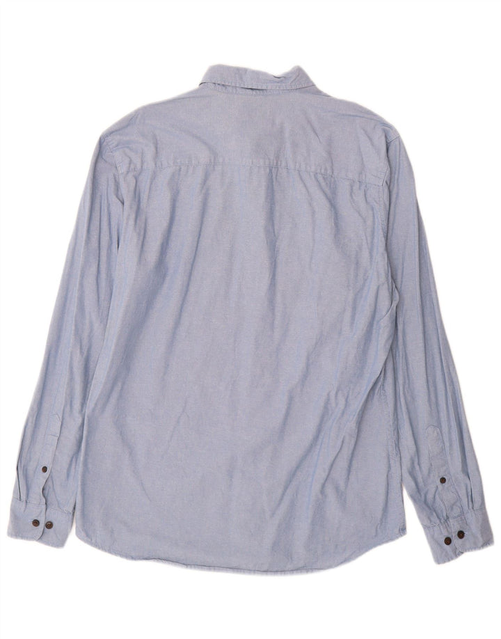 Camisa Jack & Jones Hombre Grande Azul Algodón