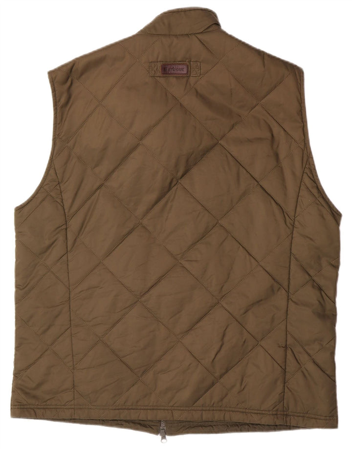 Chaleco acolchado Barbour para hombre UK 42 XL Poliamida caqui