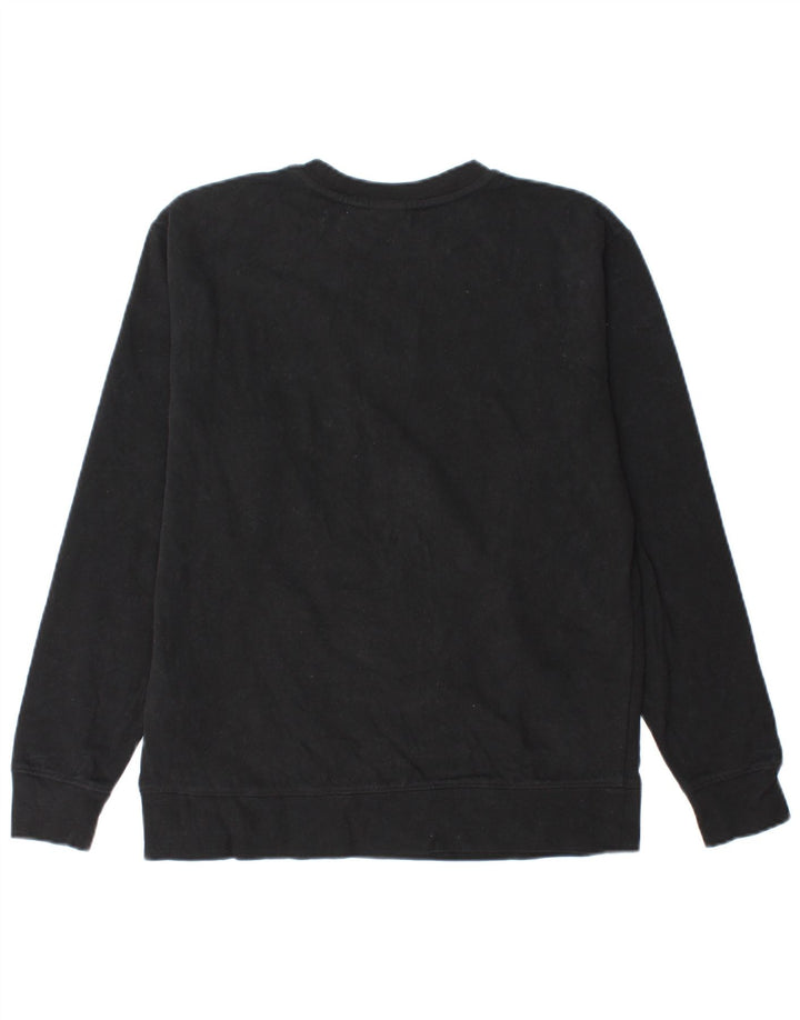 Vans Hombre Sudadera Gráfica Jersey Pequeño Algodón Negro