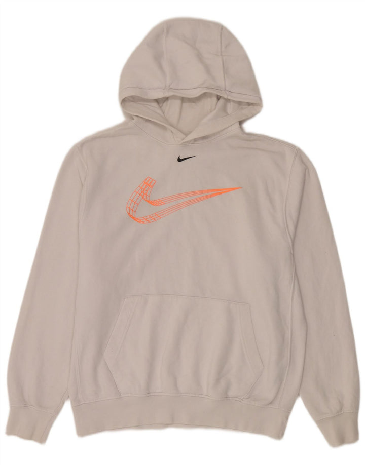 Nike Jersey con capucha y gráfico gráfico de algodón blanco mediano para hombre