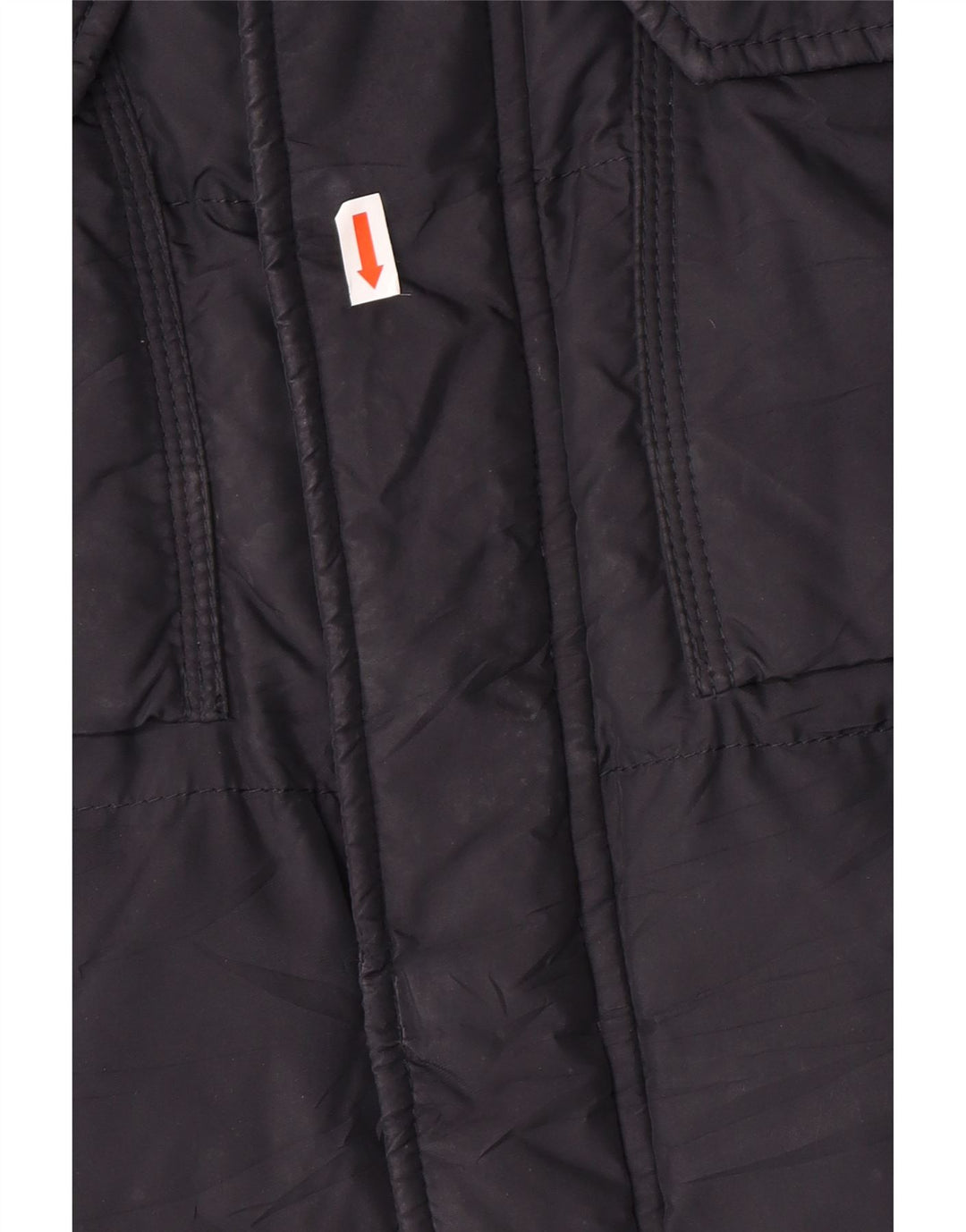 FAY Chaqueta acolchada con capucha para hombre UK 40 Large Poliéster azul marino