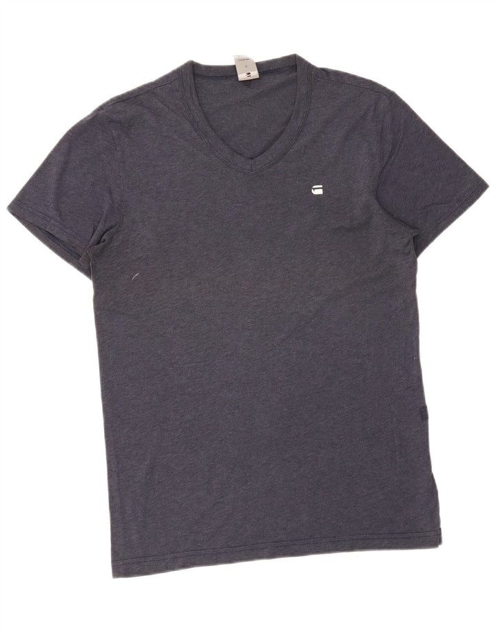 G-Star Hombre Camiseta Top Small Azul Marino Algodón
