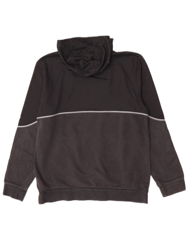 Adidas - Sudadera con capucha para niño (15-16 años), color negro, algodón