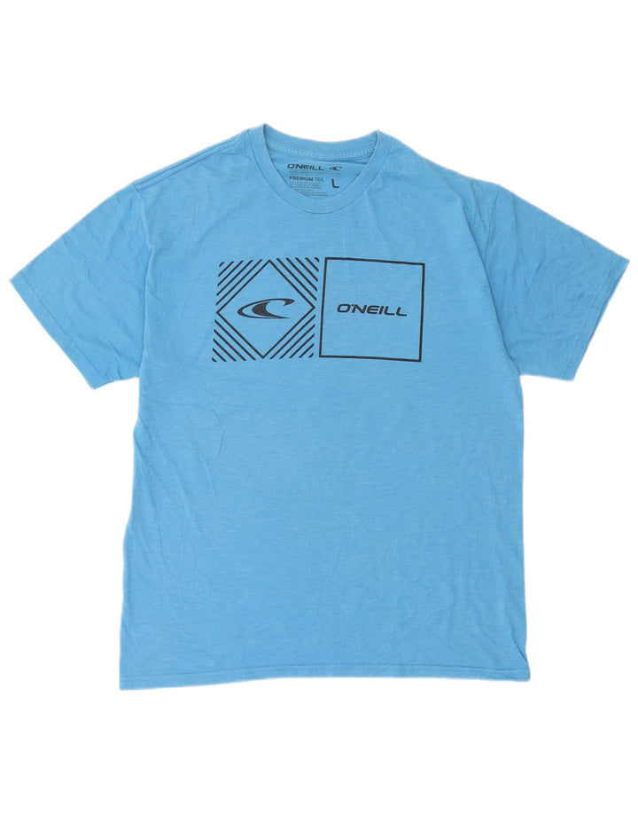 O'Neill - Camiseta gráfica para hombre, talla grande, algodón azul