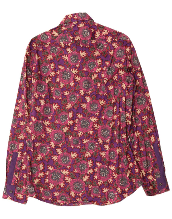 Camisa Ingram para hombre talla 41 16 algodón floral multicolor grande