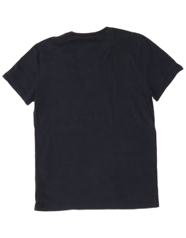 Superdry Camiseta gráfica para hombre Top de algodón floral en azul marino mediano