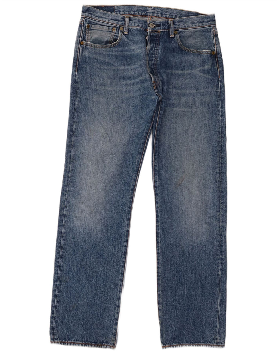 Levi's Vaqueros rectos 501 para hombre W34 L32 Algodón azul