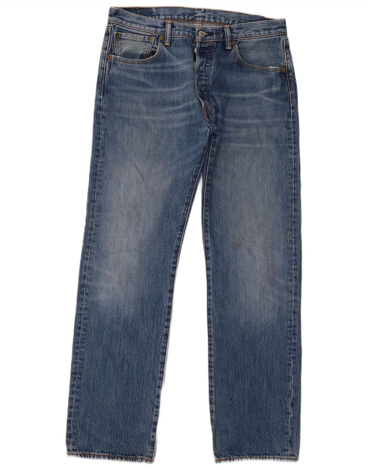 Levi's Vaqueros rectos 501 para hombre W34 L32 Algodón azul