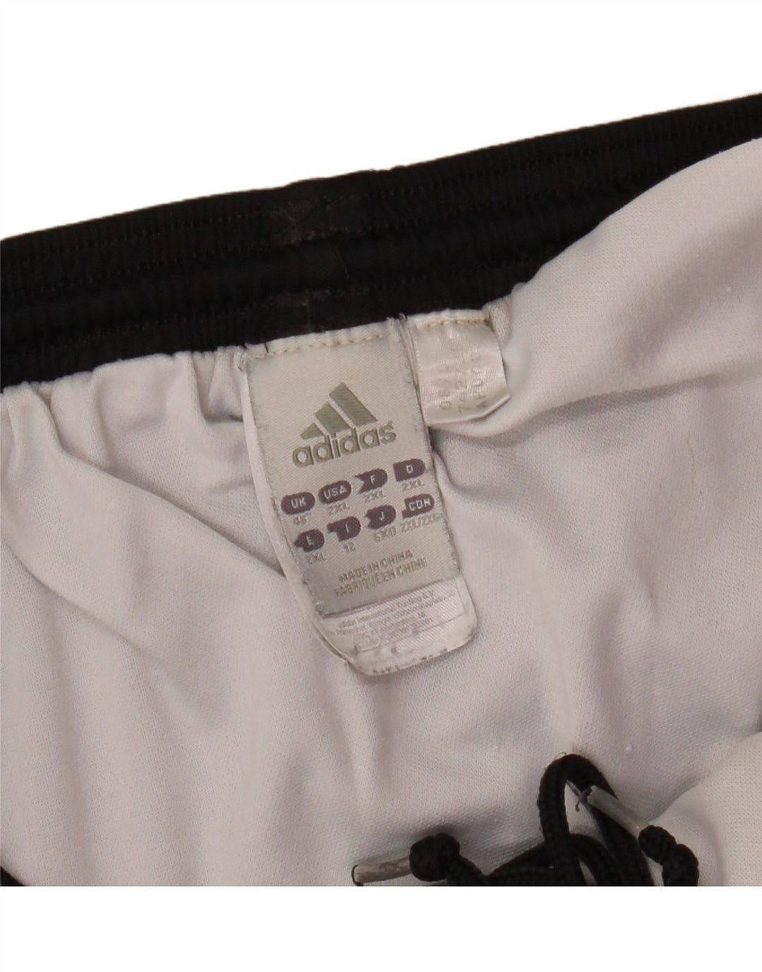 ADIDAS Pantalones cortos deportivos Climalite para hombre 2XL Poliéster negro